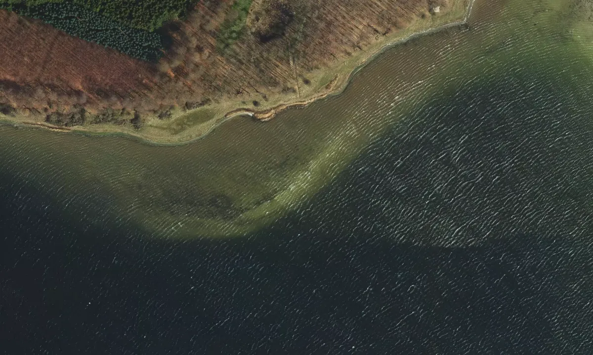 Flyfoto av Kragevig bouy