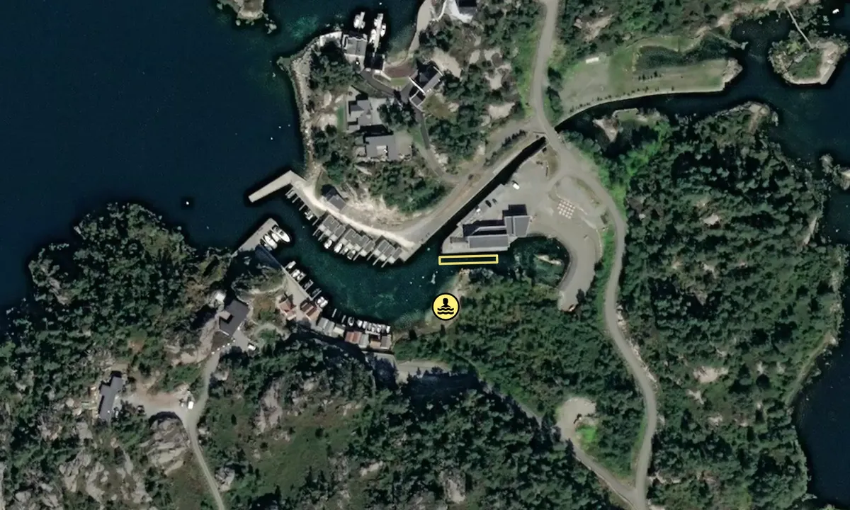 Satelite image of Kråko - PS Port Steingard - Fitjar