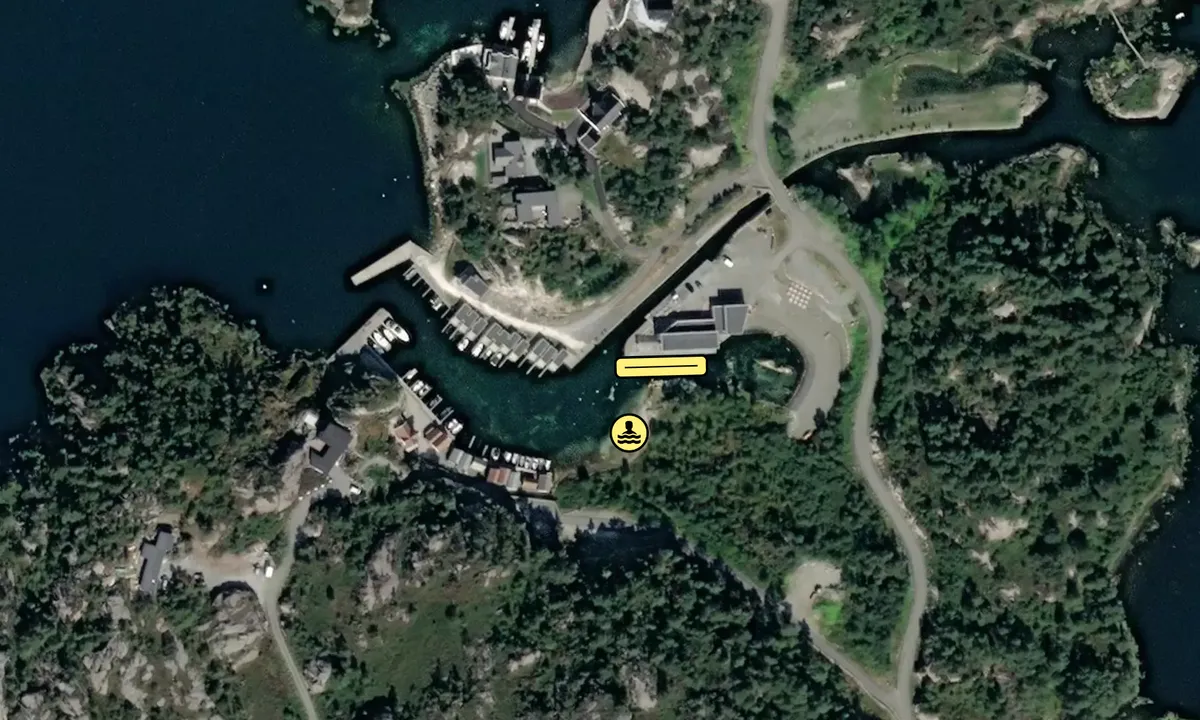 Satelite image of Kråko Spiseri - Fitjar