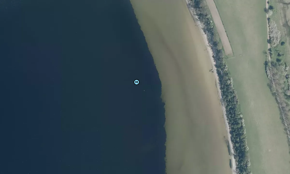 Satelite image of Kransekrog bouy