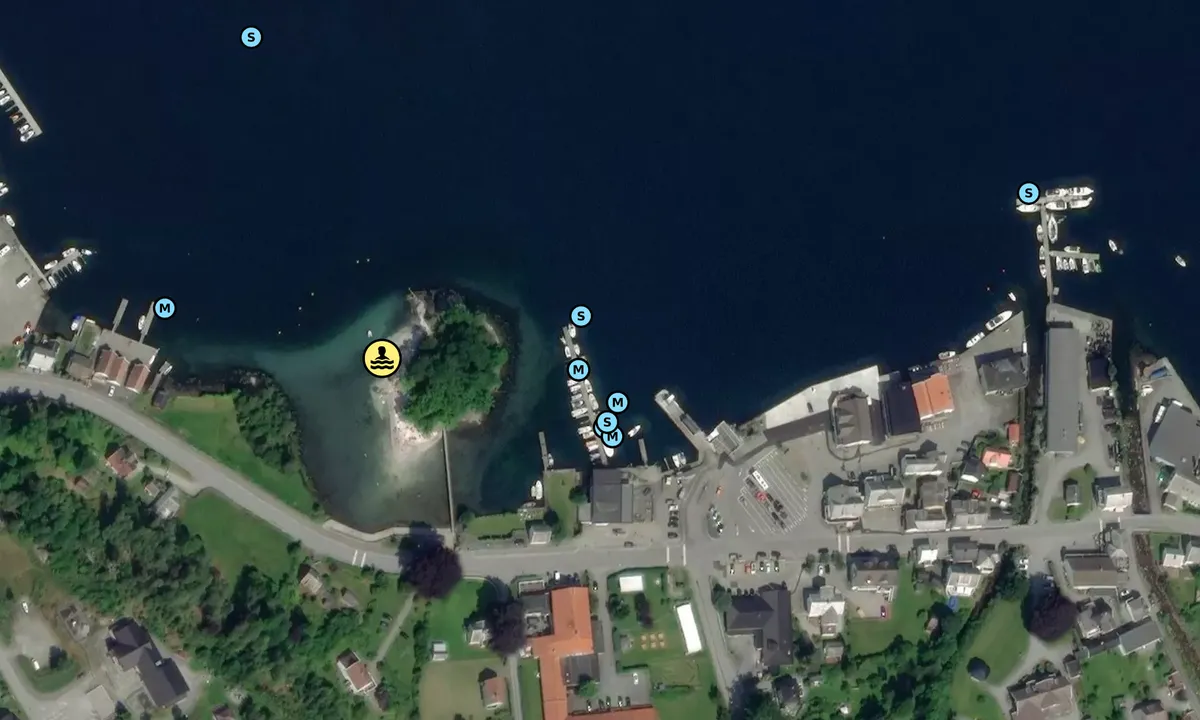 Satelite image of Kroen i Skånevik