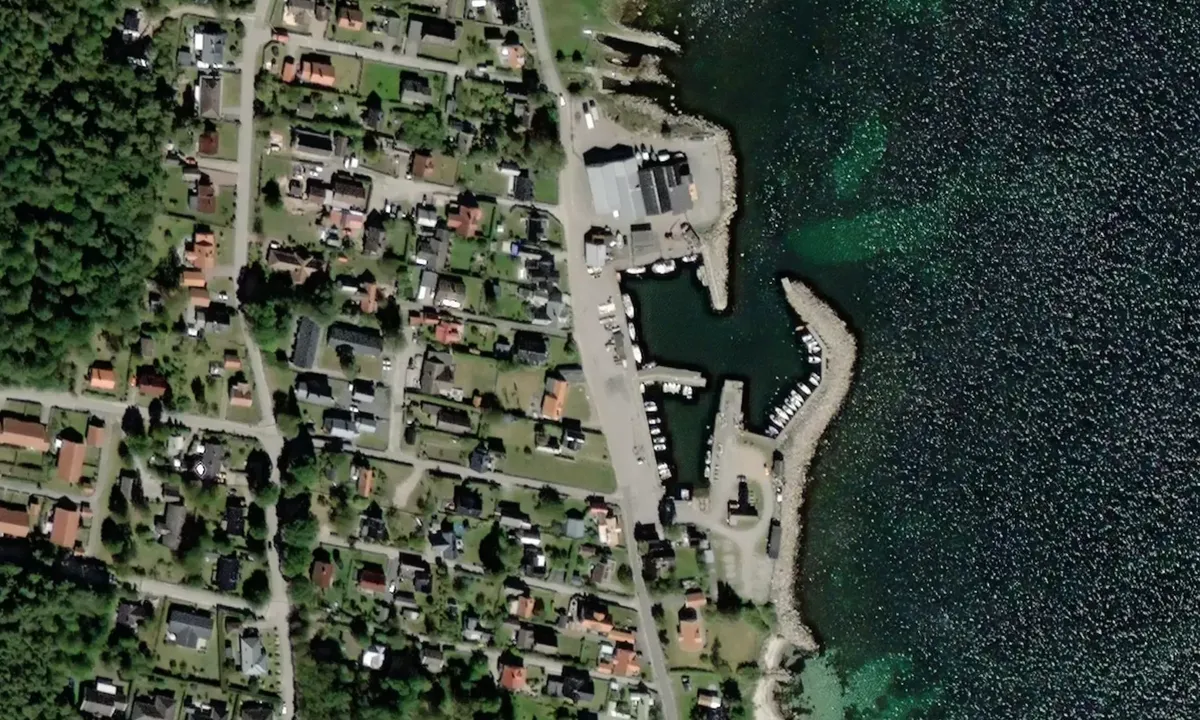 Satelite image of Krokås Hamn