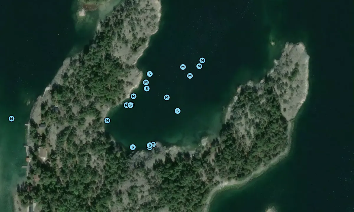 Satelite image of Krokholmen - Dalarö