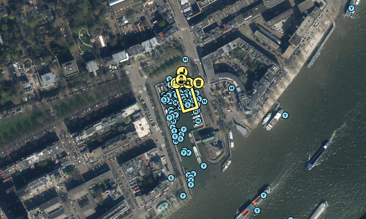 Satelite image of KRZV De Maas Marina