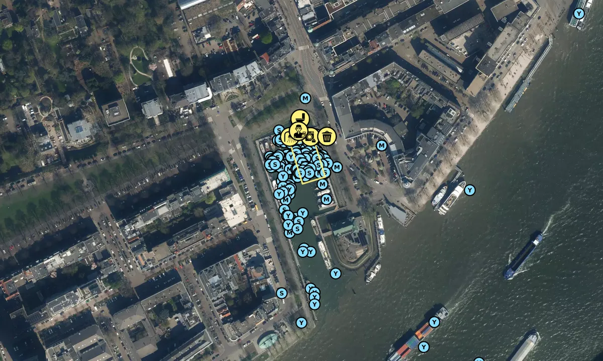 Satelite image of KRZV De Maas Marina