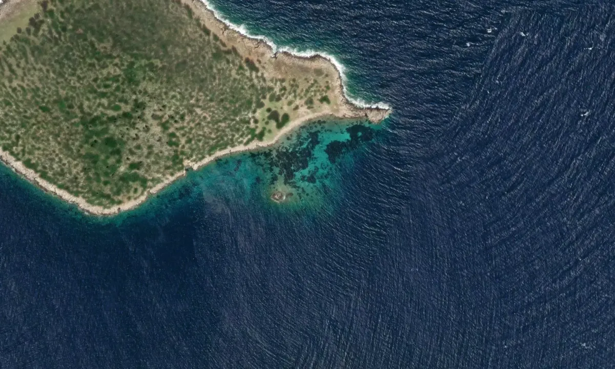 Flyfoto av Küçükkiremit Adası