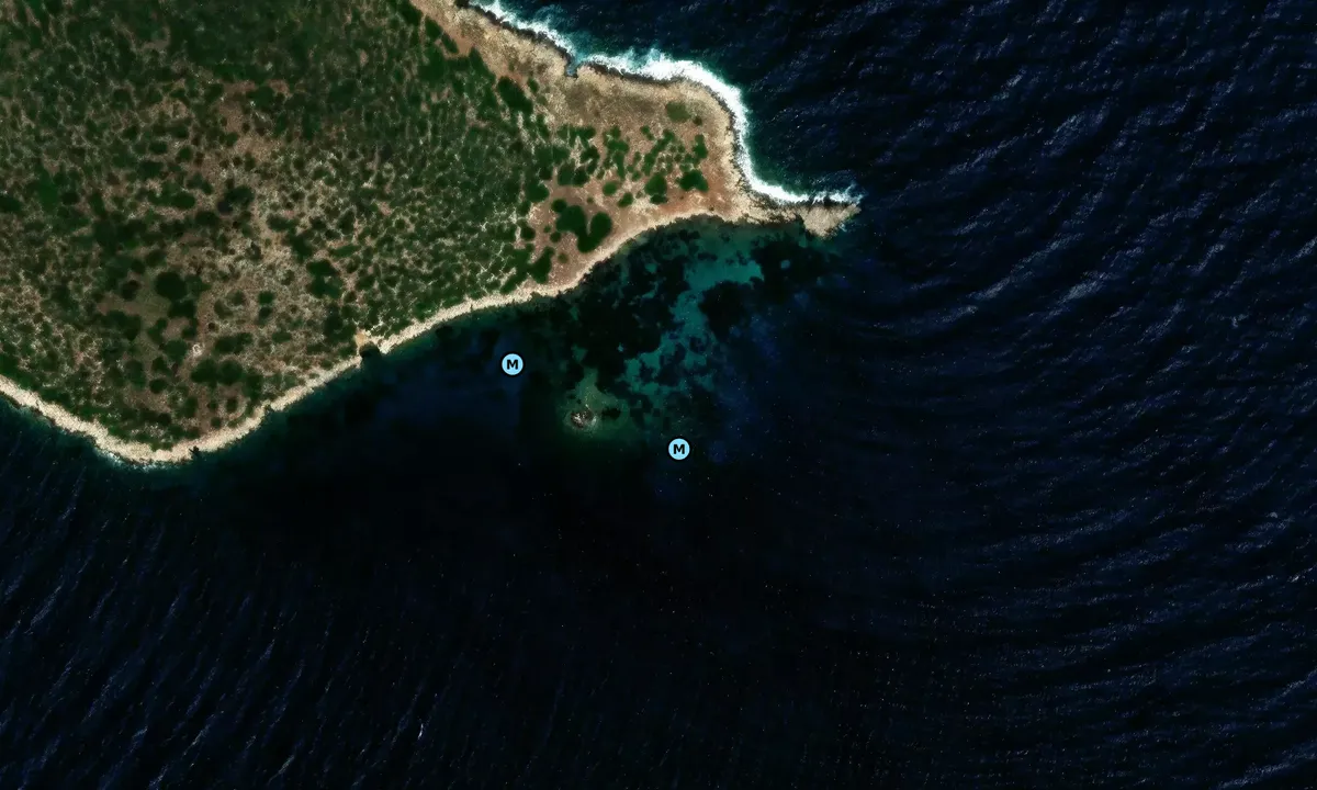 Satelite image of Küçükkiremit Adası