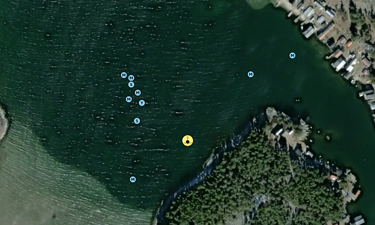 Satelite image of Kuggören - SXK Bottenhav bouy