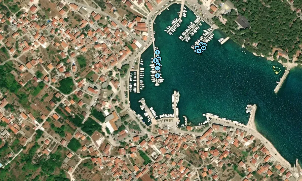 Satelite image of Kukljica 1