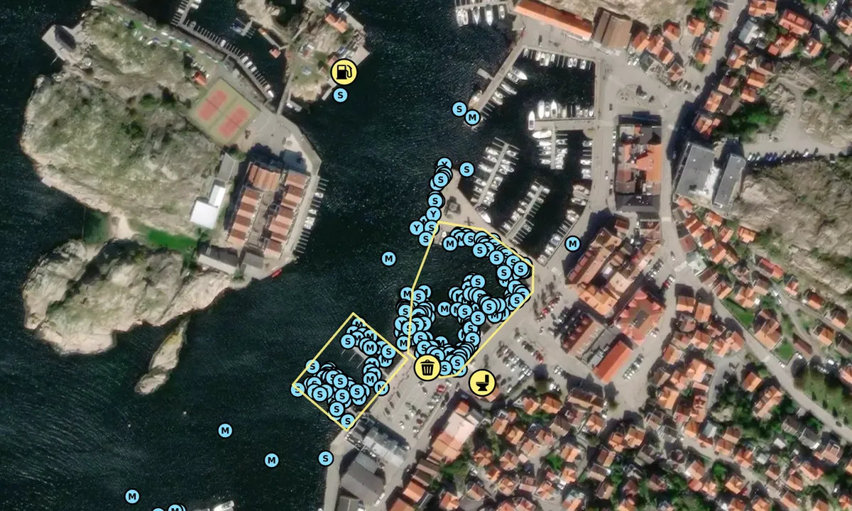 Satelite image of Kungshamn Gästhamn