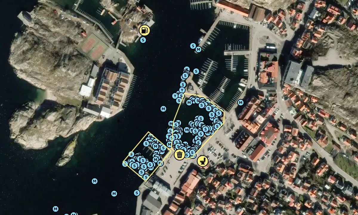 Satelite image of Kungshamn Gästhamn
