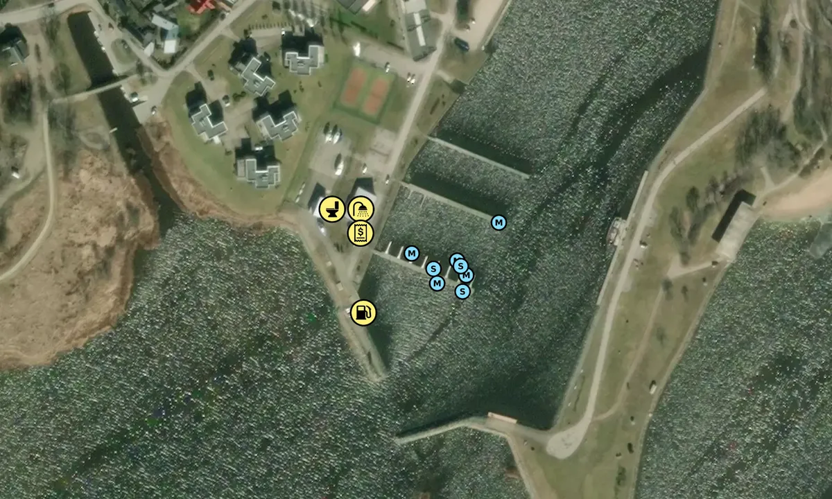 Satelite image of Kuressaare Jahisadam