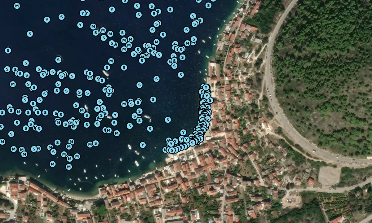 Satelite image of Kut Harbor marina