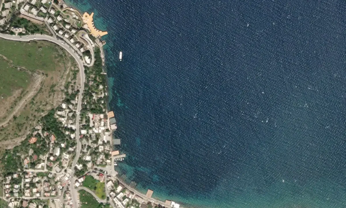 Flyfoto av Kuum Beach - Bodrum