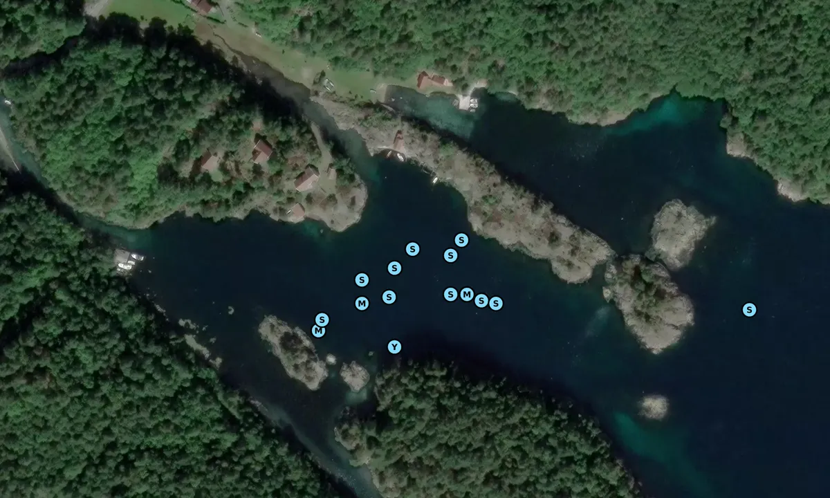 Satelite image of Kvareneskilen
