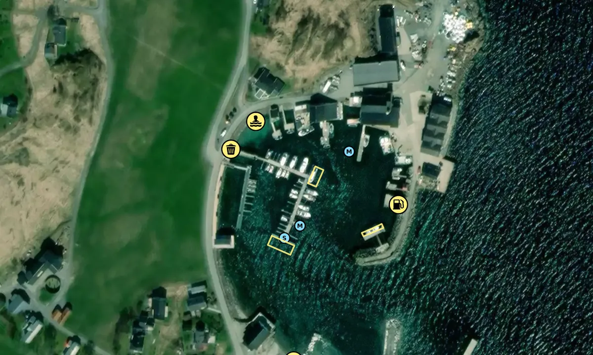 Satelite image of Kvarøy Marina