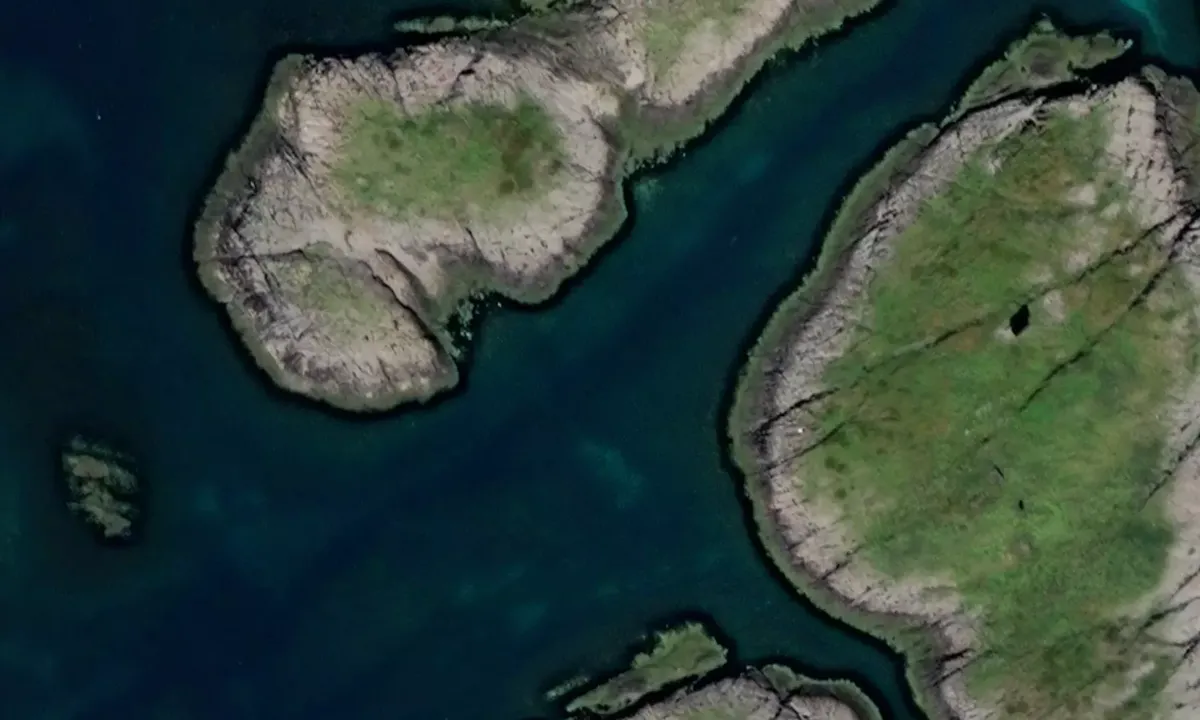 Satelite image of Kvernsteinen