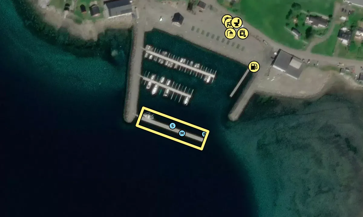 Satelite image of Kvina Båtforening og Bobilparkering