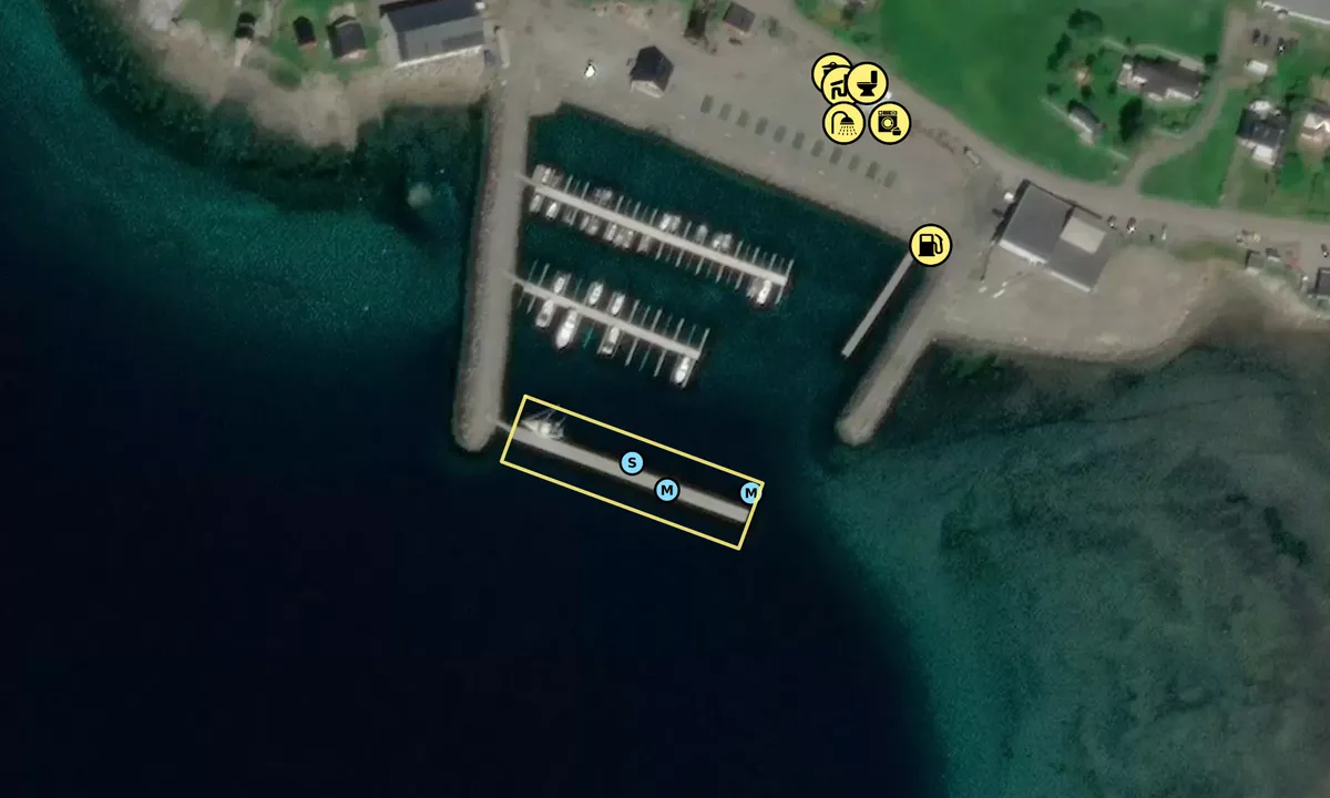 Satelite image of Kvina Båtforening og Bobilparkering