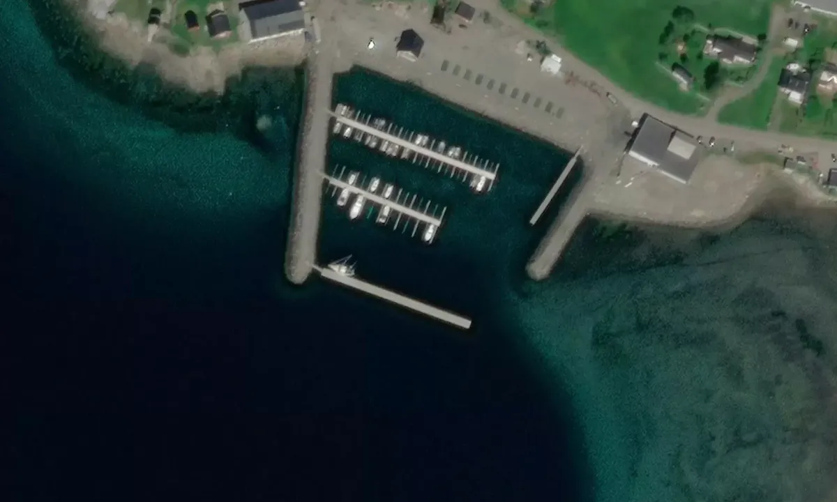 Flyfoto av Kvina Båtforening og Gjestehavn