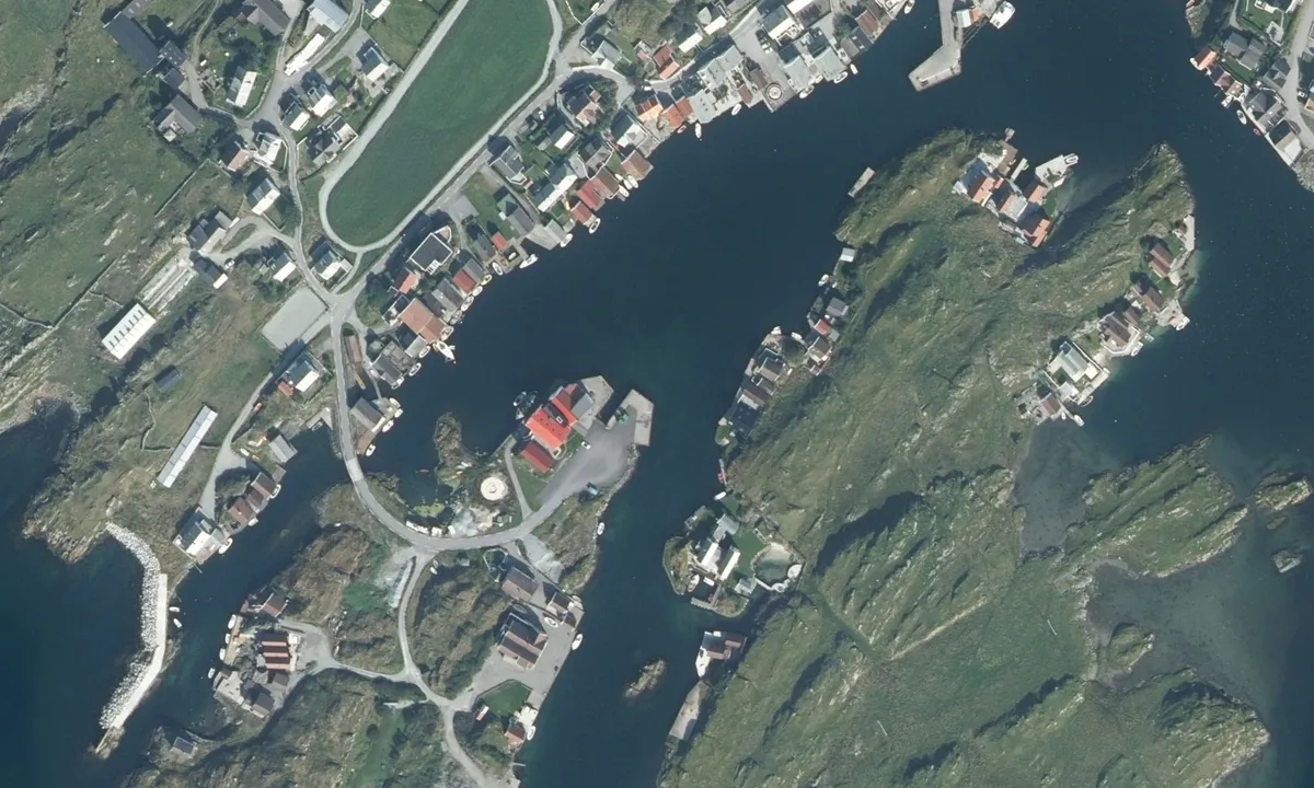 Flyfoto av Kvitsøy - Grøningen