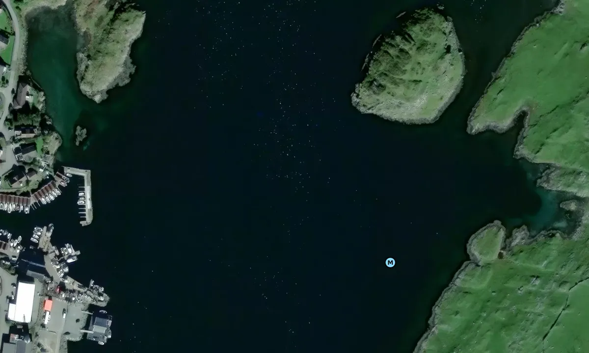 Satelite image of Kvitsøy svaiplass