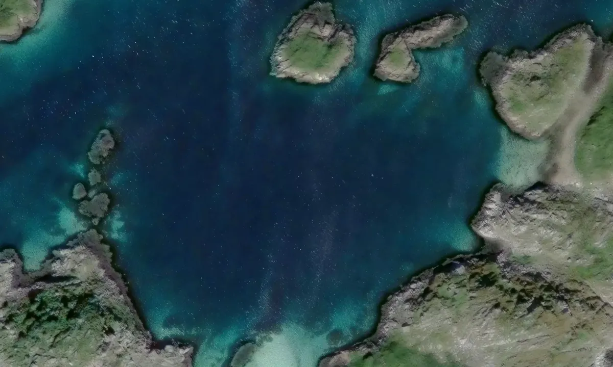 Satelite image of Kvitvardholmen