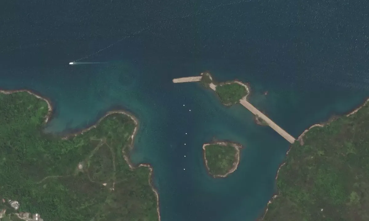 Satelite image of Kwa Shui Kau