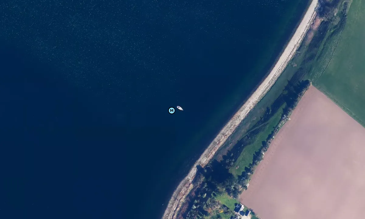 Satelite image of Kyndeløse W bouy