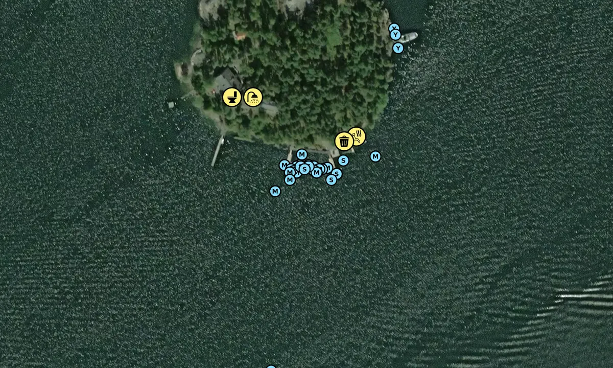 Satelite image of Kyrkogårdsön - Siaröfortet