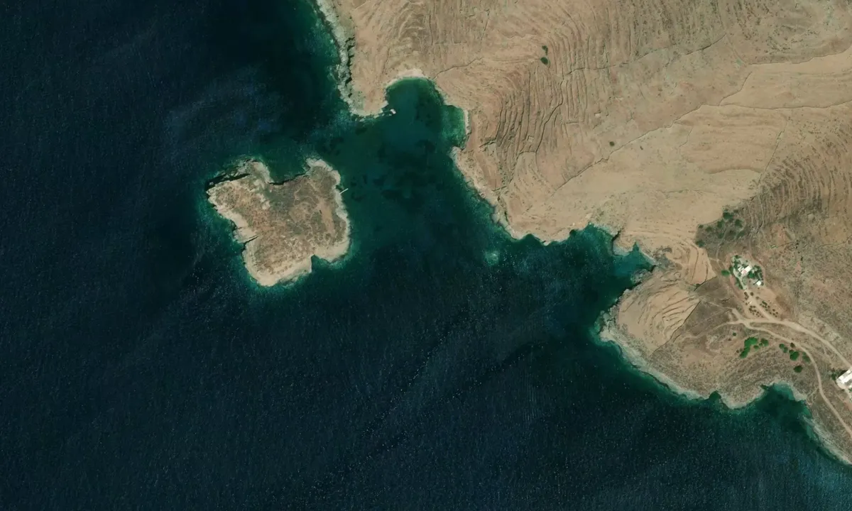 Flyfoto av Kythnos - Vryokastaky
