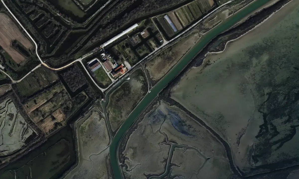 Satelite image of La Barena