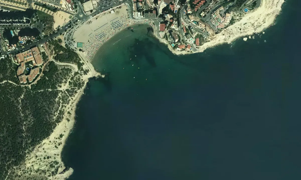 Flyfoto av La Cala de Finestrat