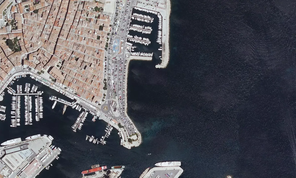 Flyfoto av La Ciotat
