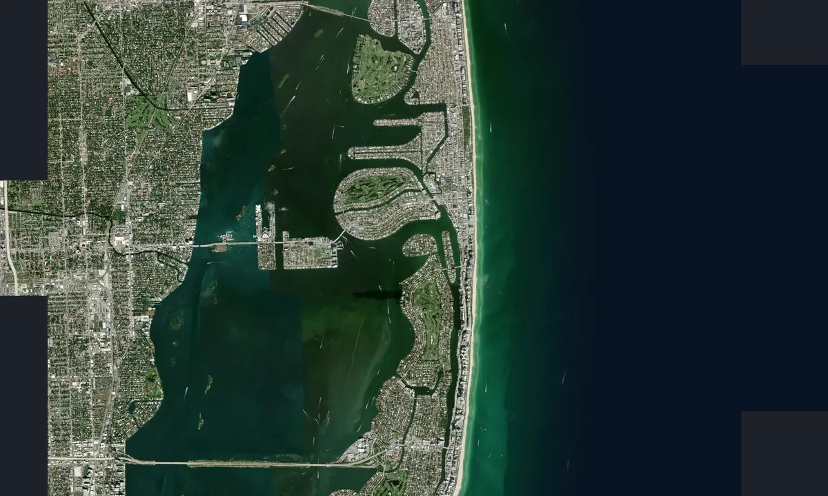 Flyfoto av La Gorce Island