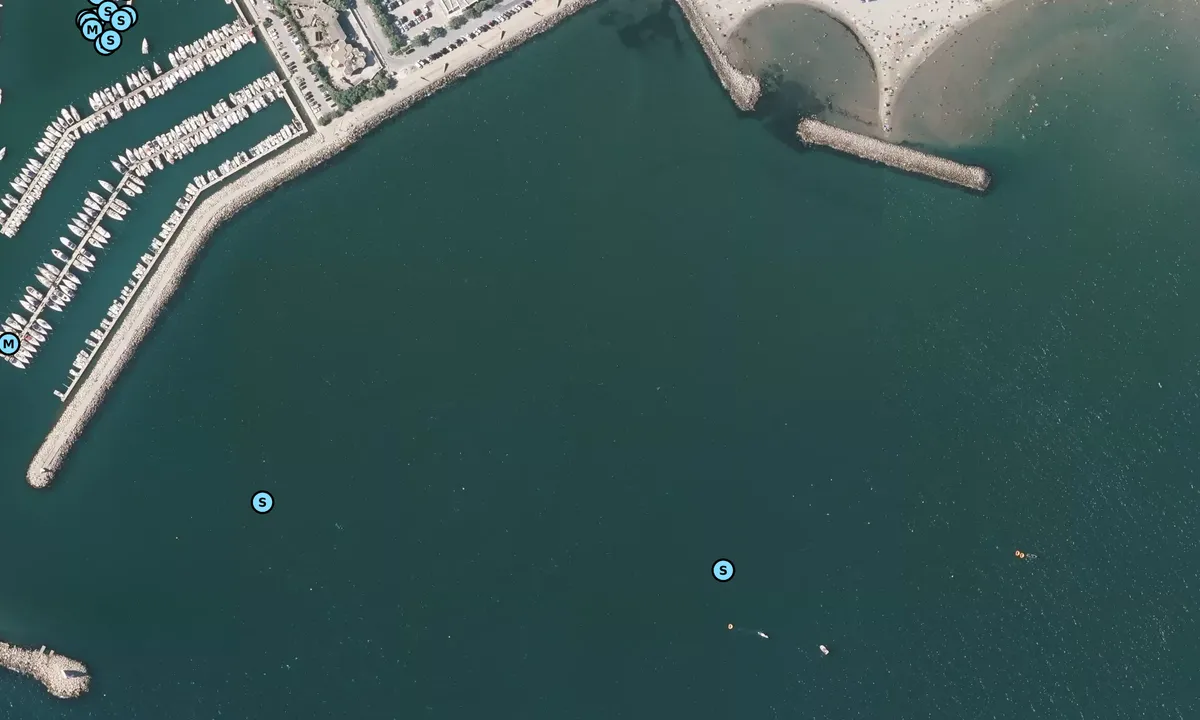 Satelite image of La Grand Motte