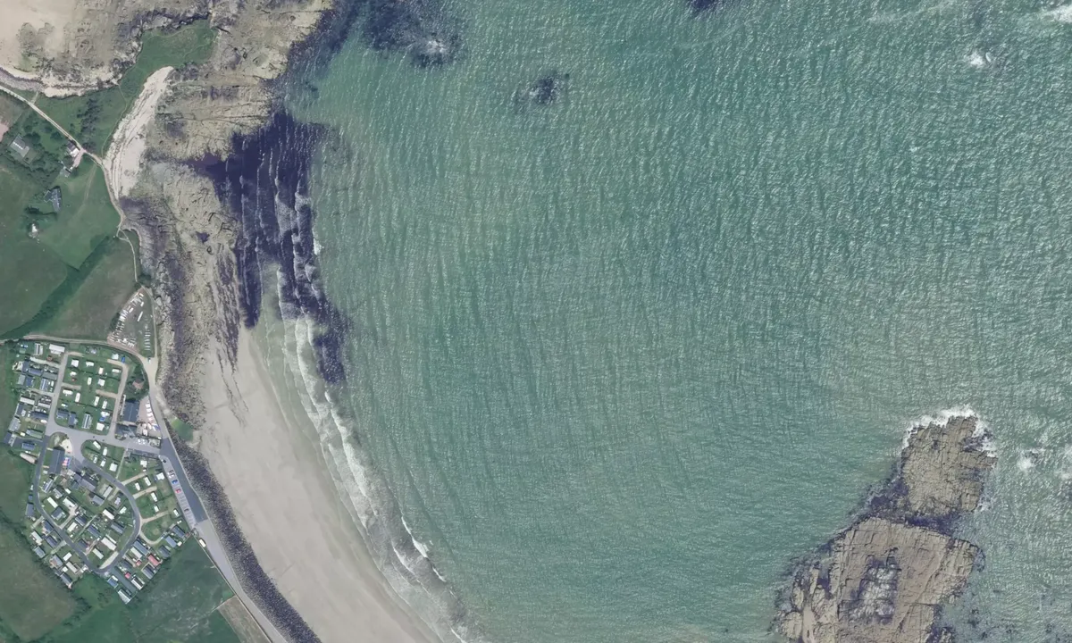 Flyfoto av La Grande Grève