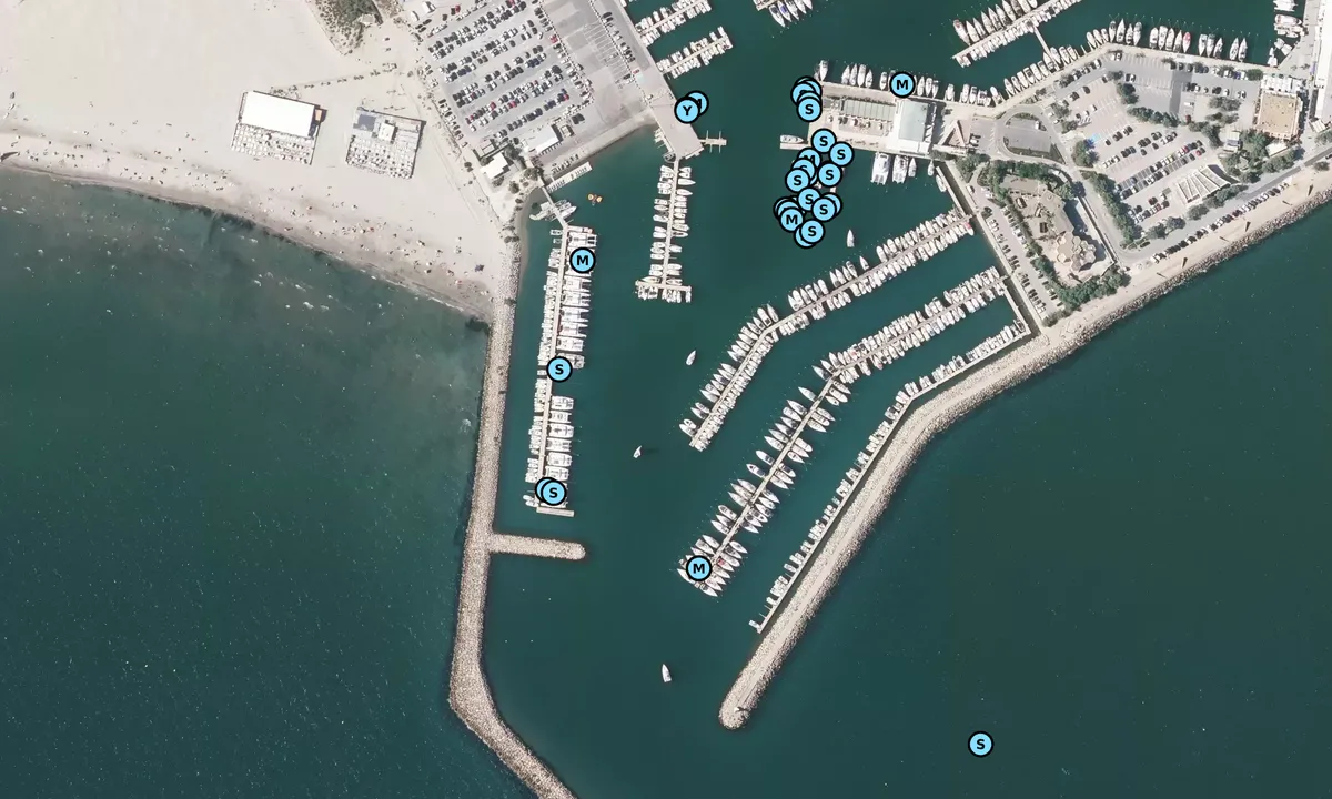 Satelite image of La Grande Motte Marina
