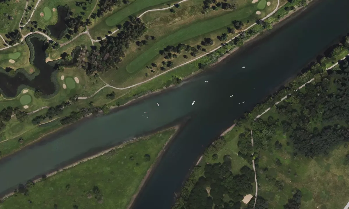 Satelite image of La Grande Riviere