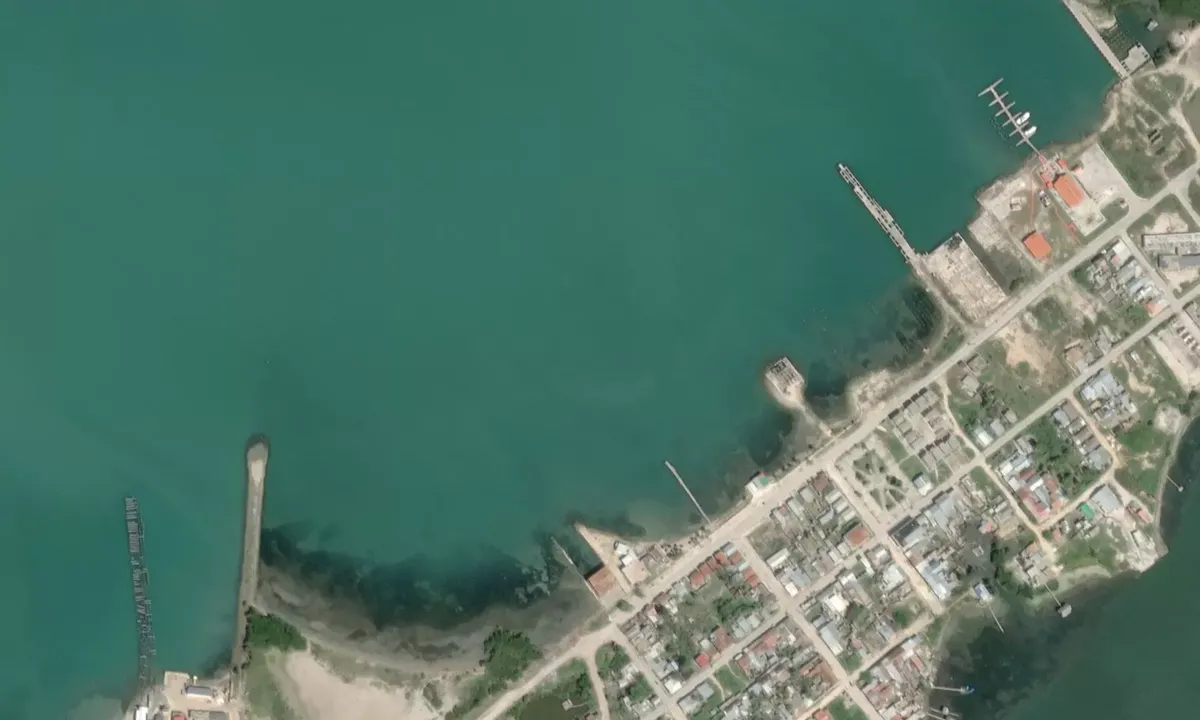 Satelite image of La Isabela