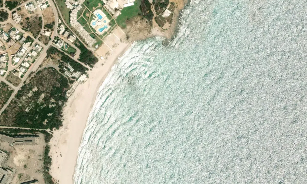 Flyfoto av La Mansourah