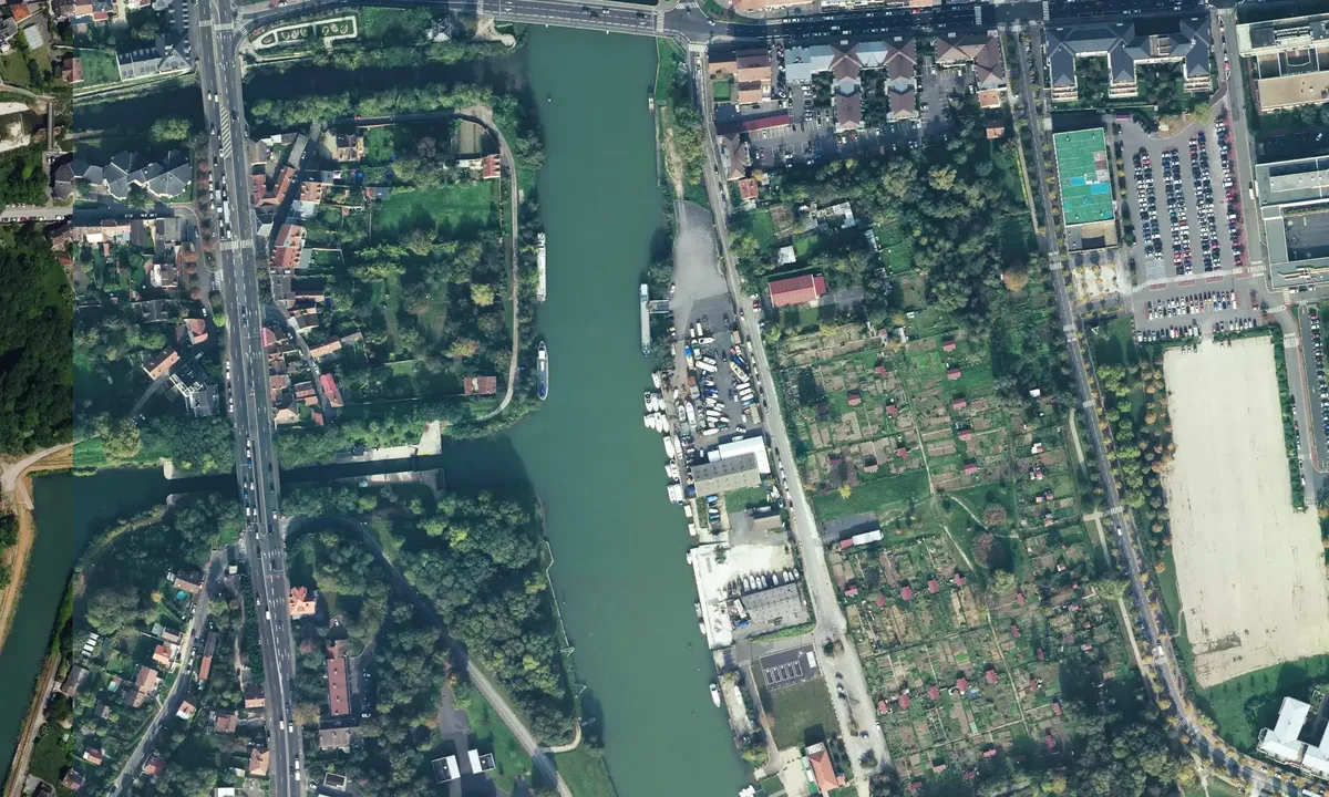 Satelite image of La Marne