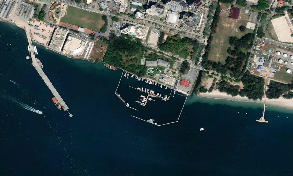 Flyfoto av Labuan Marina