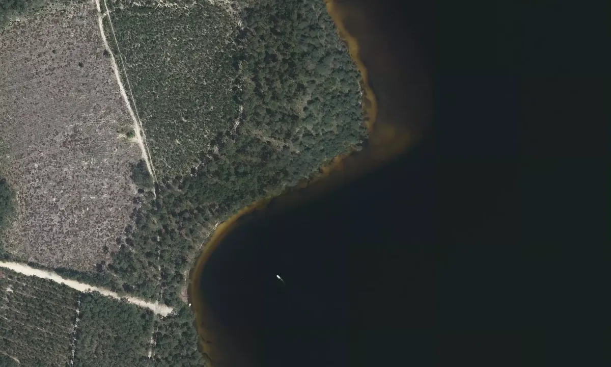 Satelite image of Lac d'Hourtin