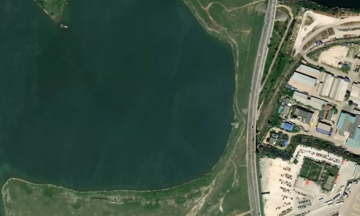 Satelite image of Lac Limanu