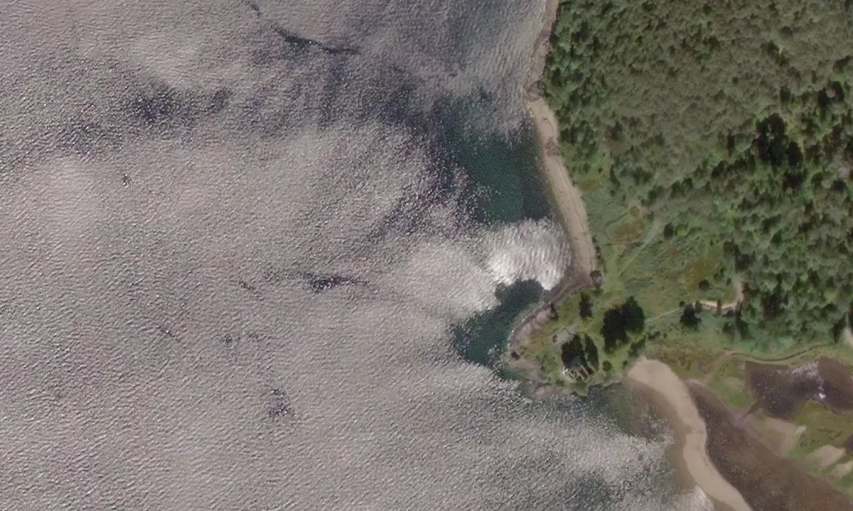 Flyfoto av LACHLAN BAY