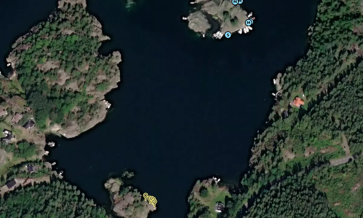 Satelite image of Låddalsfjorden - Flosta