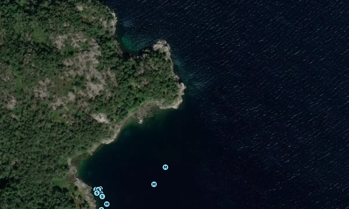 Satelite image of Lådervika