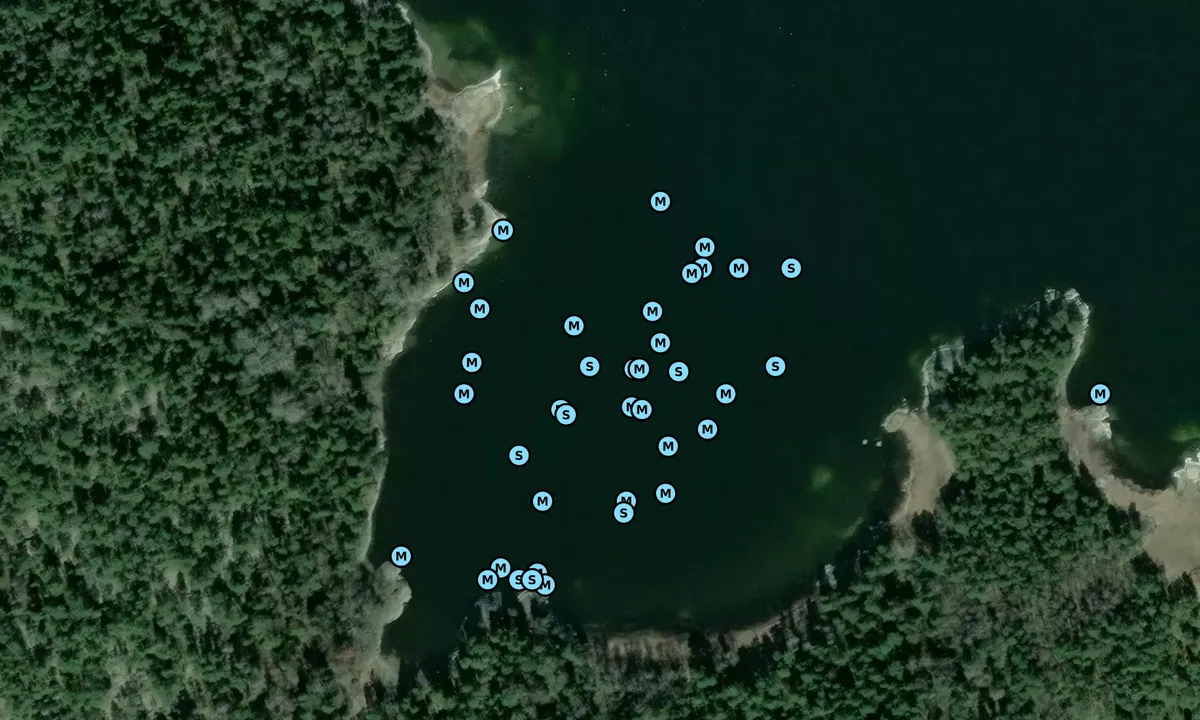 Satelite image of Lådnafladen - Horsslangen