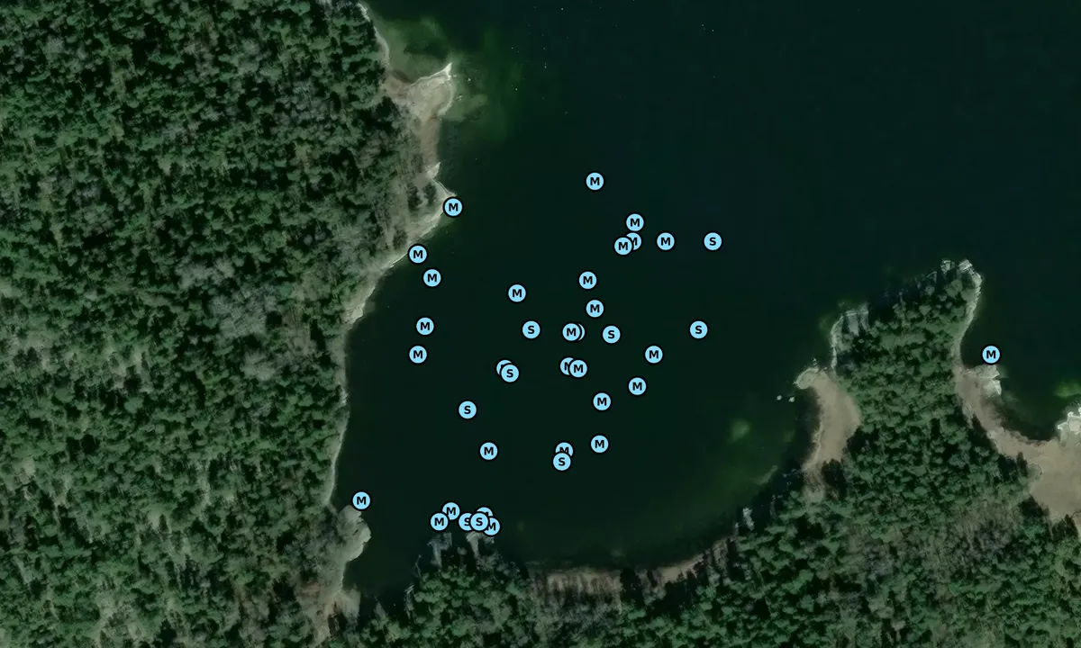 Satelite image of Lådnafladen - Horsslangen